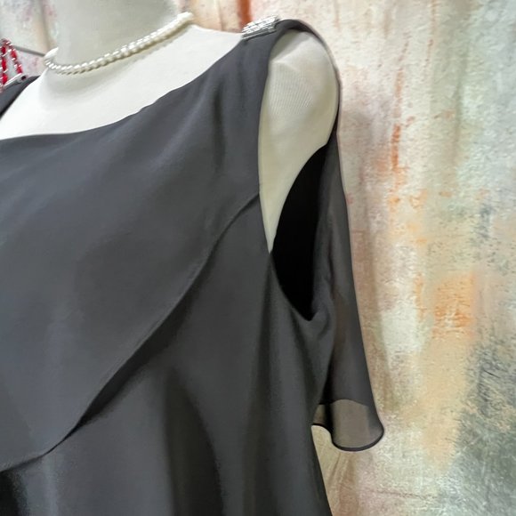 📌SL Fashions Timeless Cocktail - Party - Semi Formal  Dress Flower Petals Optic - Picture 5 of 16